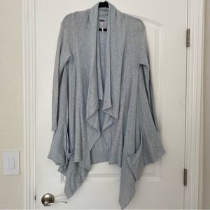 Free People pale blue long sleeve cardigan